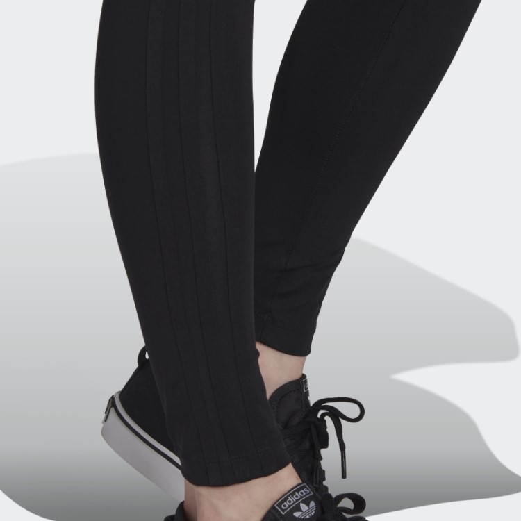 Meia-calça Adicolor Classics Tonal Com As Três Listras Adidas Preta