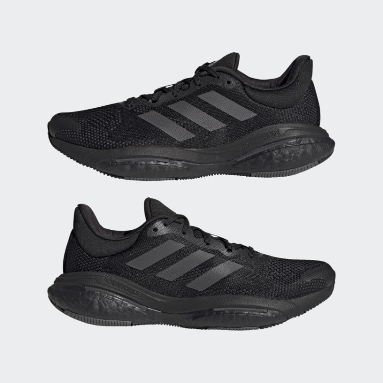 Elegante Tênis De Corrida Adidas Solarglide 5 Em Carbono