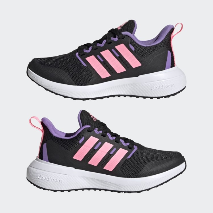 Moda Violeta Adidas Fortarun 2.0 Cloudfoam Sapatos De Renda