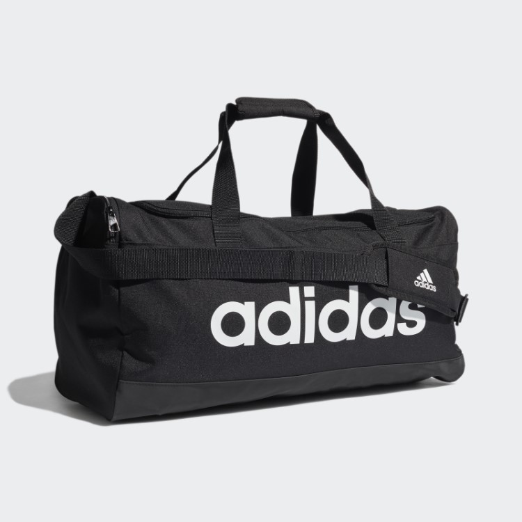 Bolsa Esportiva Adidas Essentials Logo Preta Média