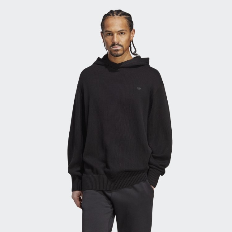 Moletom Com Capuz Preto Adidas Premium Essentials