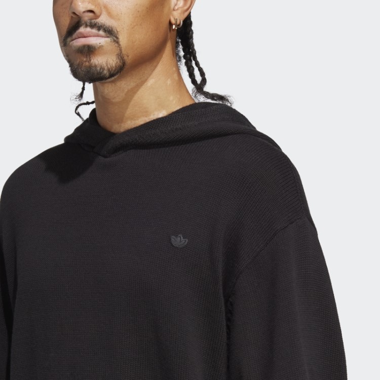 Moletom Com Capuz Preto Adidas Premium Essentials