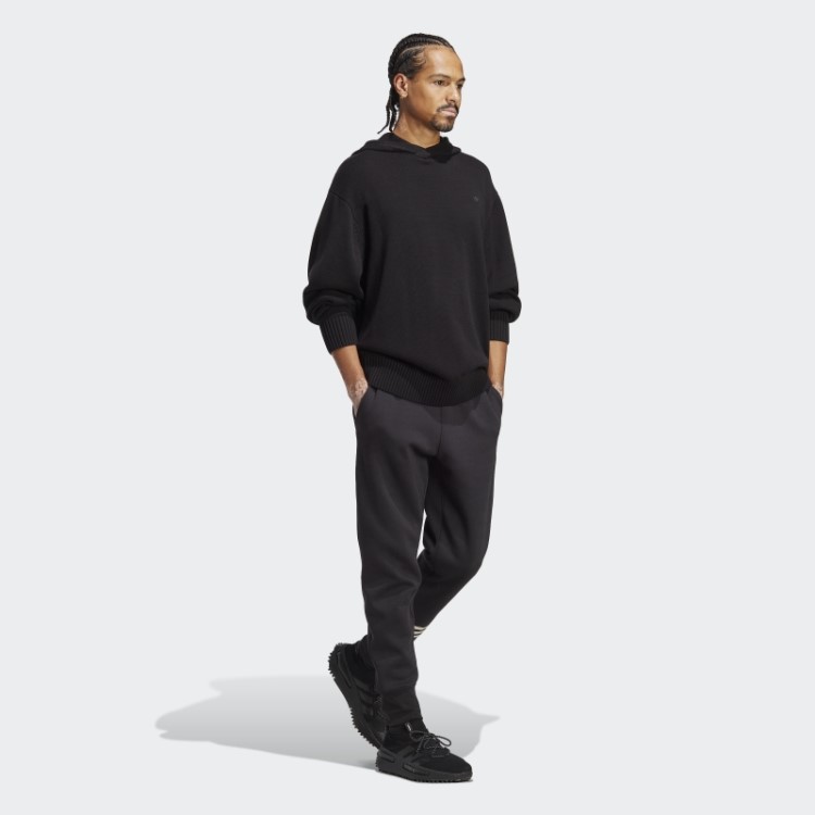 Moletom De Malha Premium Essentials Preto Adidas