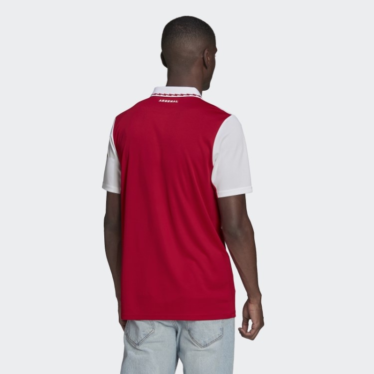 Arsenal 22/23 Camisa Casa Adidas Escarlate