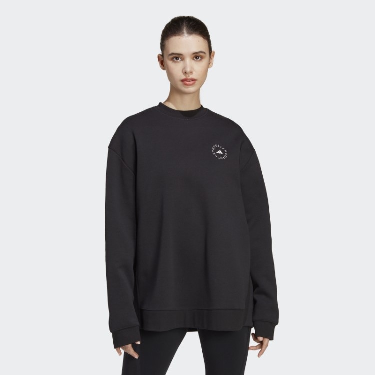 Adidas By Stella Mccartney Moletom Esportivo Moda Preta