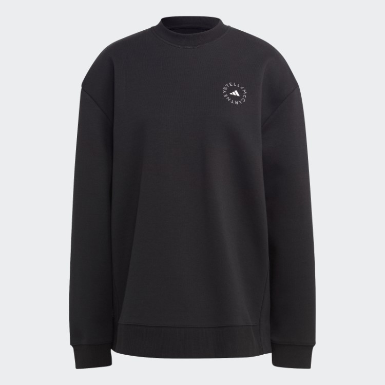 Adidas By Stella Mccartney Moletom Esportivo Moda Preta