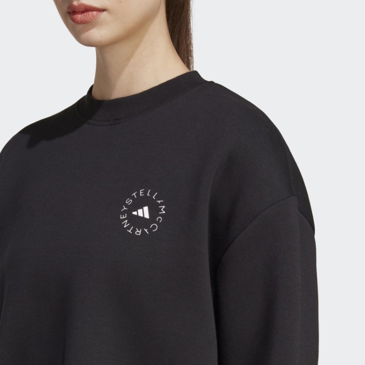 Adidas By Stella Mccartney Moletom Esportivo Moda Preta