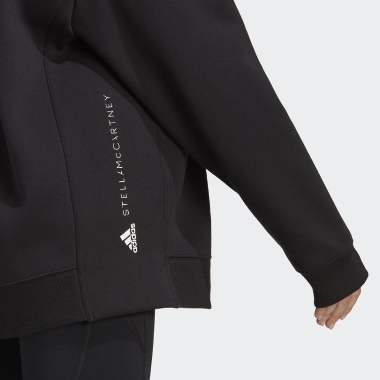 Adidas By Stella Mccartney Moletom Esportivo Moda Preta