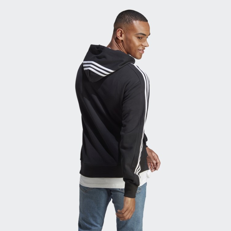 Essentials French Terry Moletom Com As Três Listras Preto Adidas