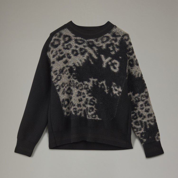 Suéter De Tricot Leopardo Adidas Y-3
