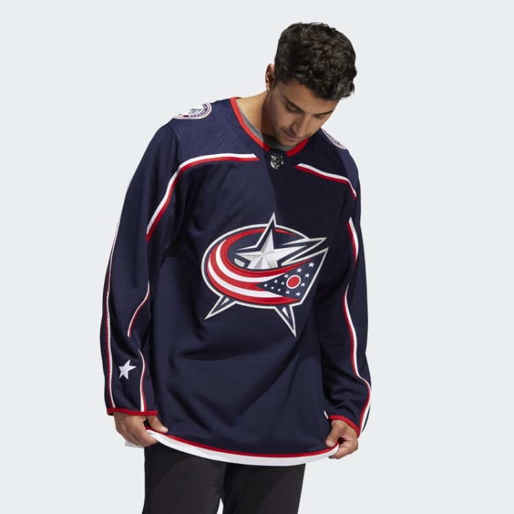 Jaquetas Azuis Adidas Home Autêntico Jersey Navy 09 Ccm-sld