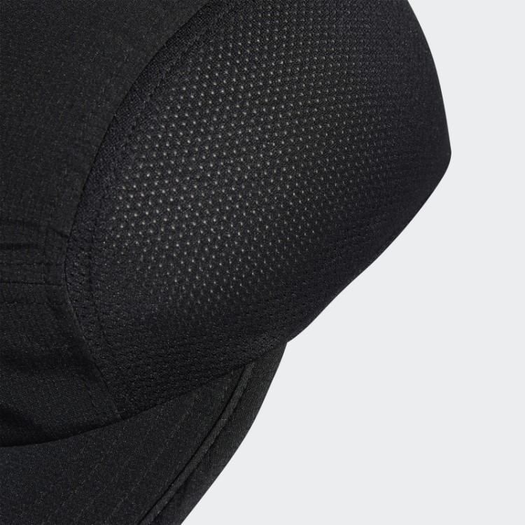 Boné Corredor Refletivo Aeroready Com Cinco Painéis Preto Adidas