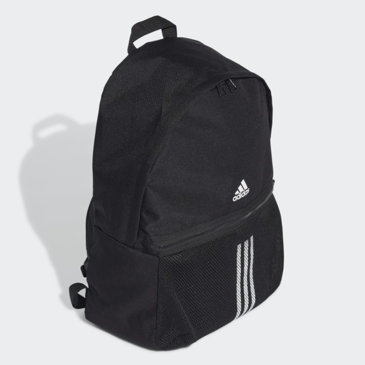 Mochila Adidas Classic 3 Listras Branca Quente
