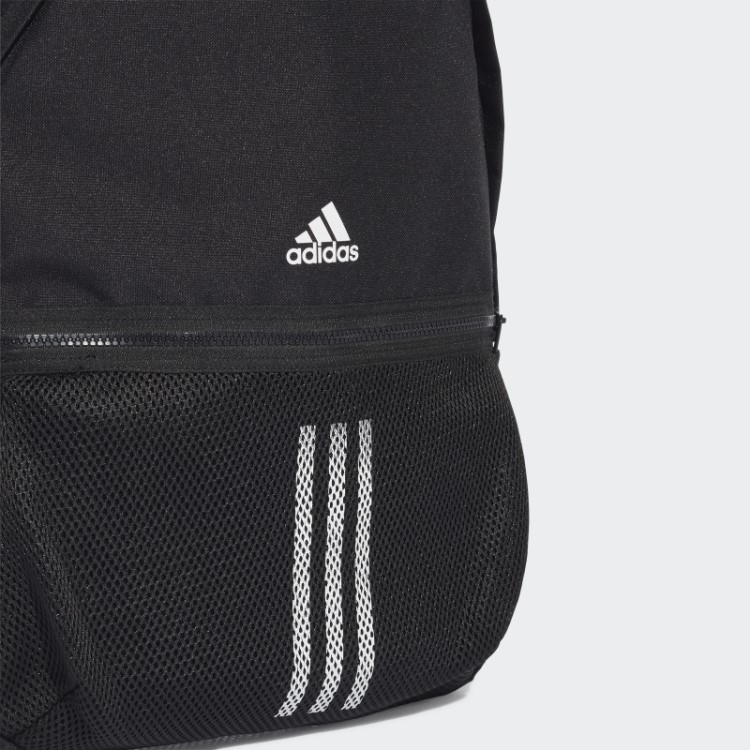 Mochila Adidas Classic 3 Listras Branca Quente