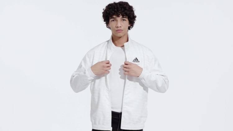 Jaqueta Branca Adidas Real Madrid Hino