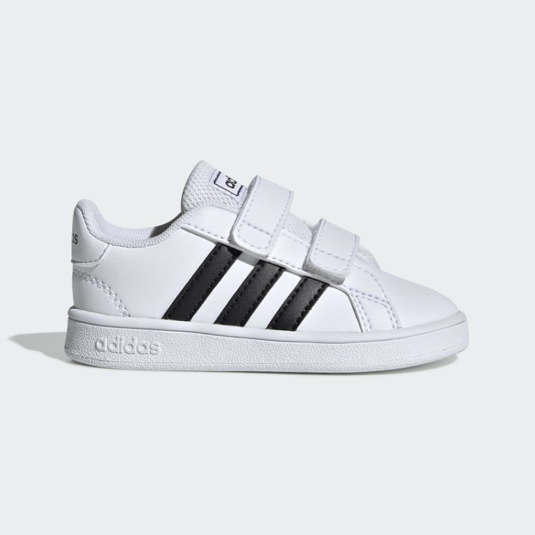 Sapatos Grandes Da Corte Adidas Branco