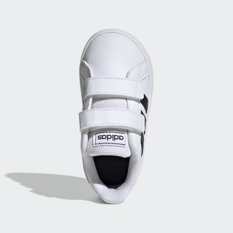 Sapatos Grandes Da Corte Adidas Branco