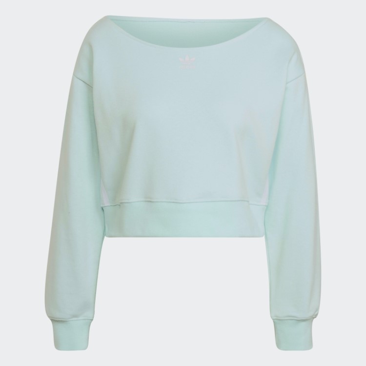 Moletom Despojado De Menta Adidas