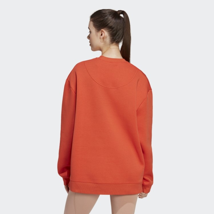 Adidas By Stella Mccartney Moletom Fashion Burnt Cayenne