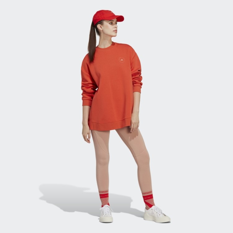 Adidas By Stella Mccartney Moletom Fashion Burnt Cayenne