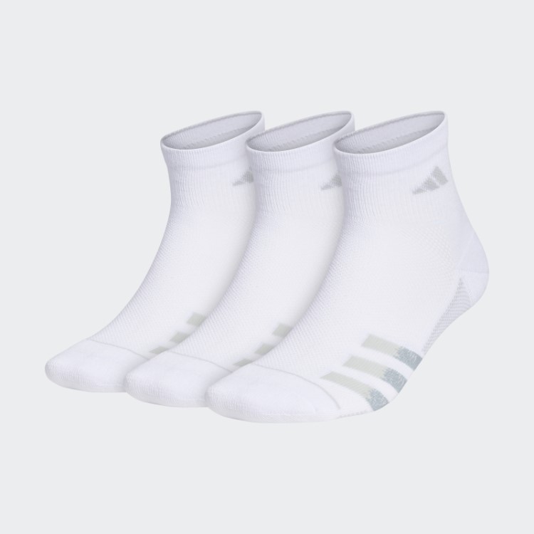 Superlite Quarter Meias 3 Pares Branco Adidas