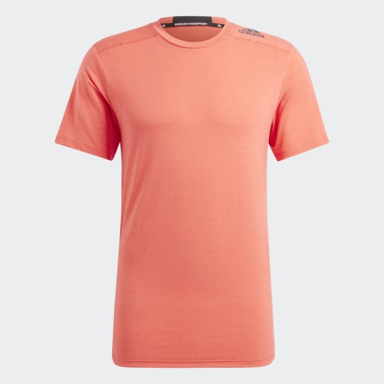 Camiseta Vermelha Desenhada Para Treino Adidas