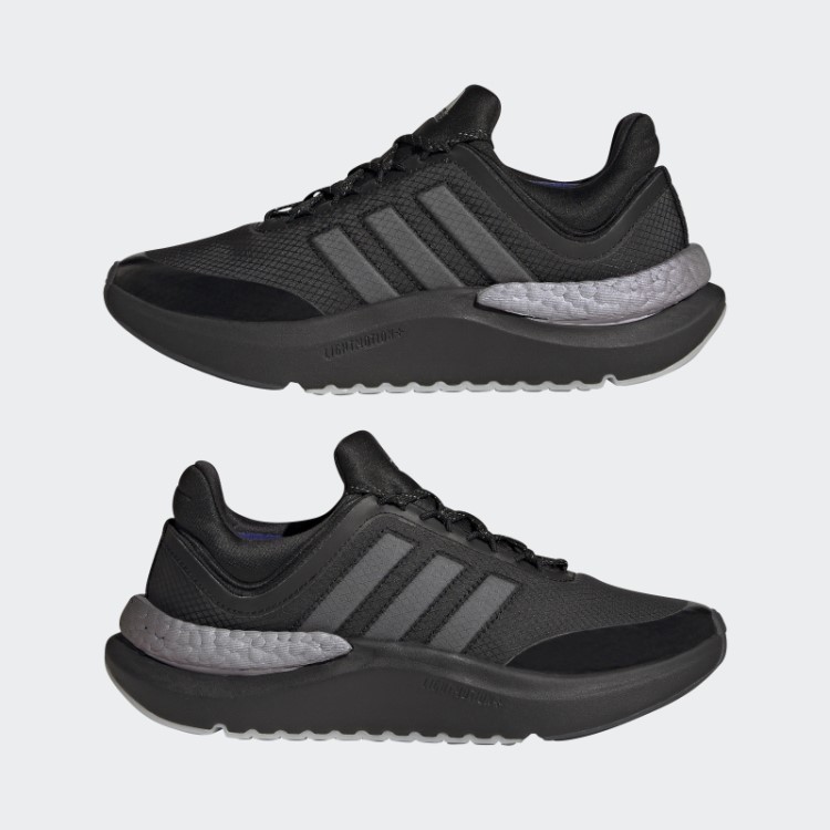 Sapato Adulto Adidas Preto Znsara Boost Estilo De Vida