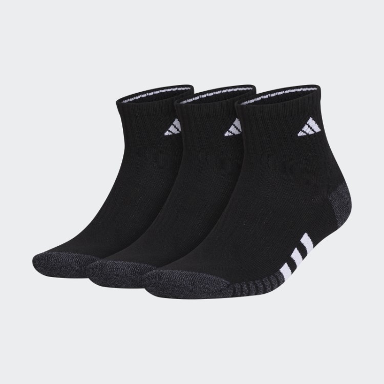 Meia Adidas Acolchoada 3 Pares Onix