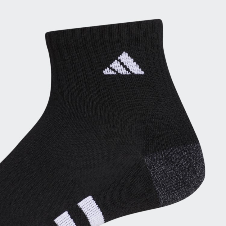 Meia Adidas Acolchoada 3 Pares Onix