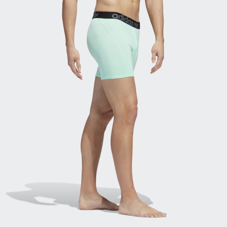 Cuecas Boxer Adidas Trefoil Menta 2 Pares