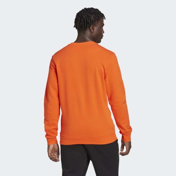 Sweatshirt Com Logótipo Grande Essencial Adidas Laranja