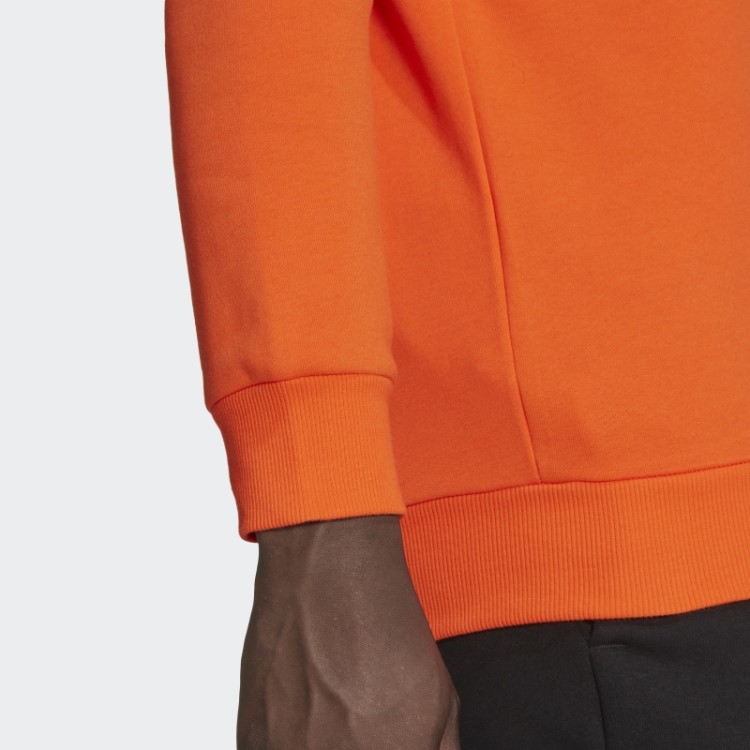 Sweatshirt Com Logótipo Grande Essencial Adidas Laranja