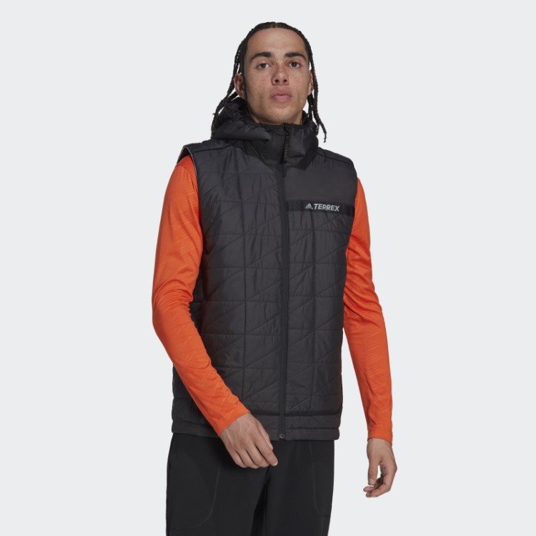 Colete Multiisolado Preto Terrex Adidas Fashion