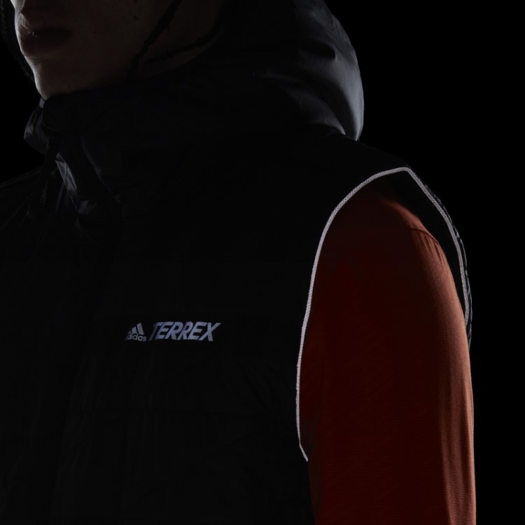 Colete Multiisolado Preto Terrex Adidas Fashion