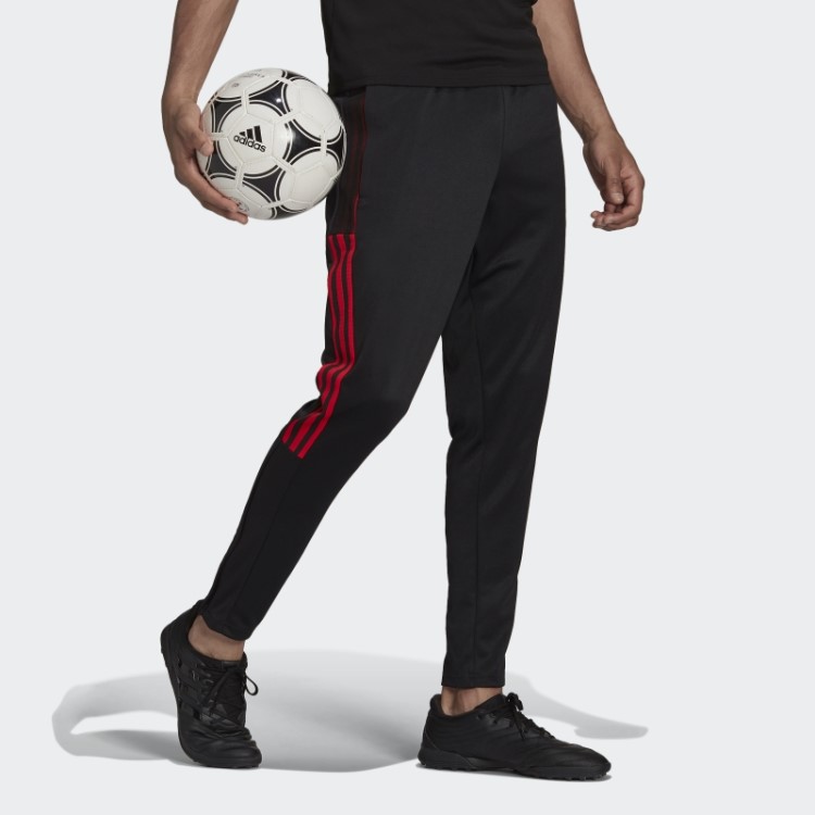 Elegante Calça Adidas Tiro Vermelho