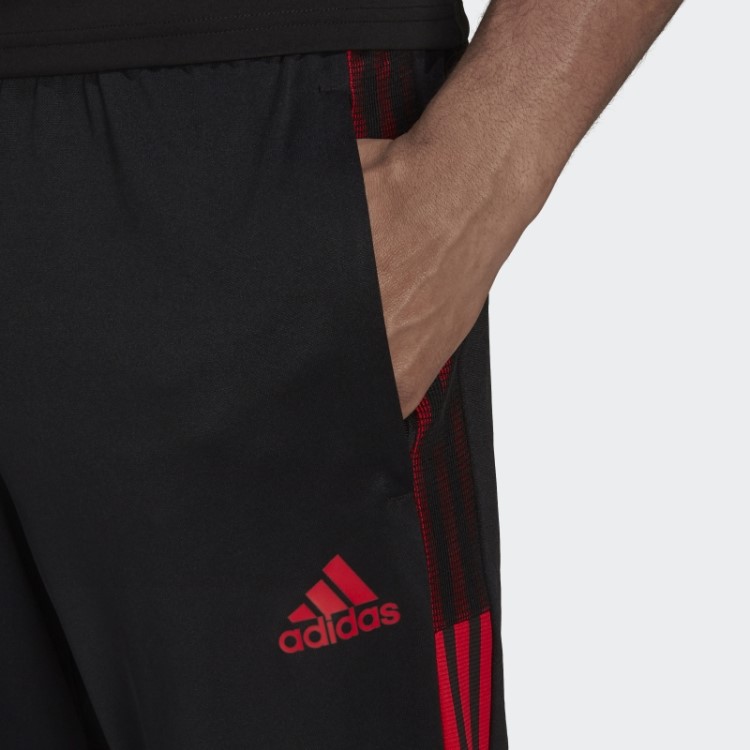 Elegante Calça Adidas Tiro Vermelho