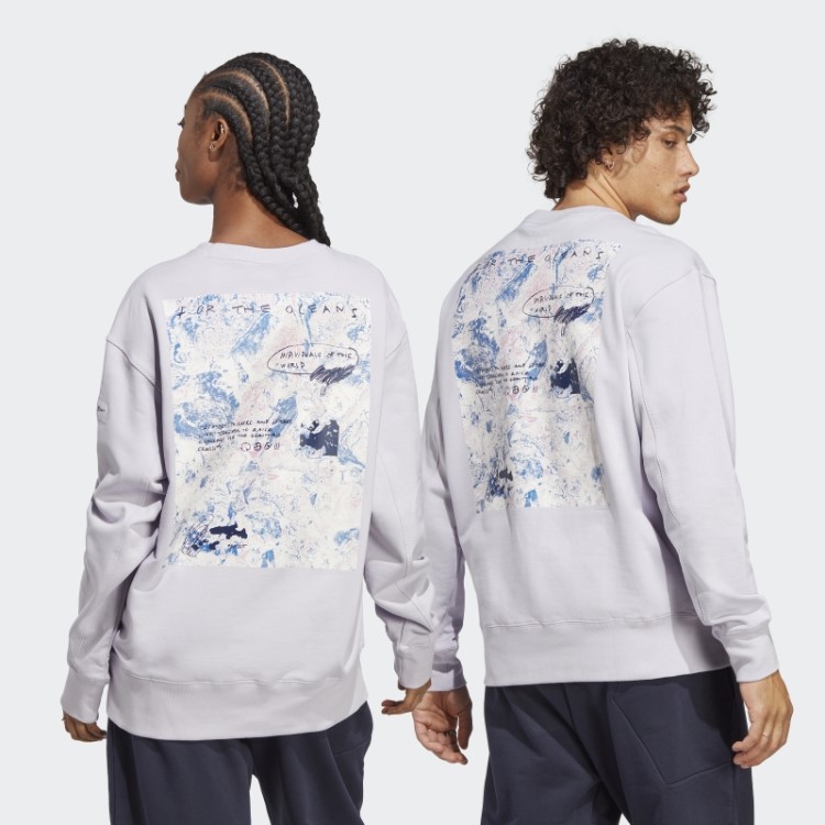 Moletom Silver Dawn Adidas X Parley (gênero Neutro) Moda