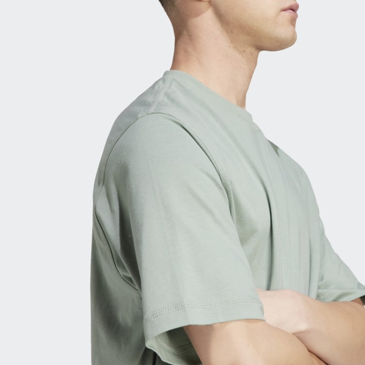 Camiseta Lounge Verde Prata Adidas