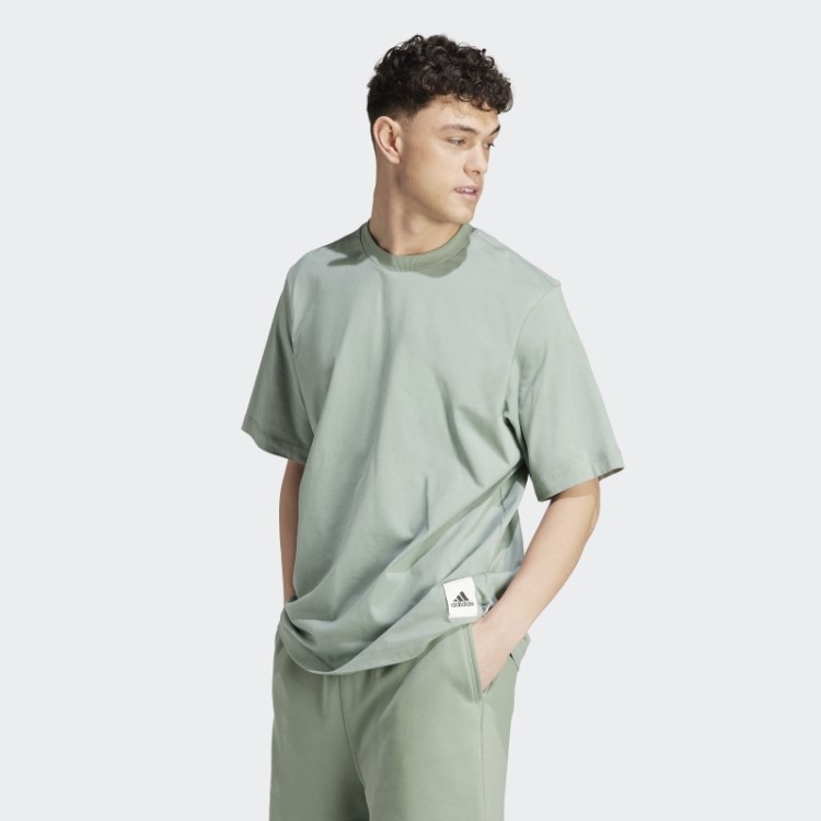 Camiseta Verde Prata Adidas