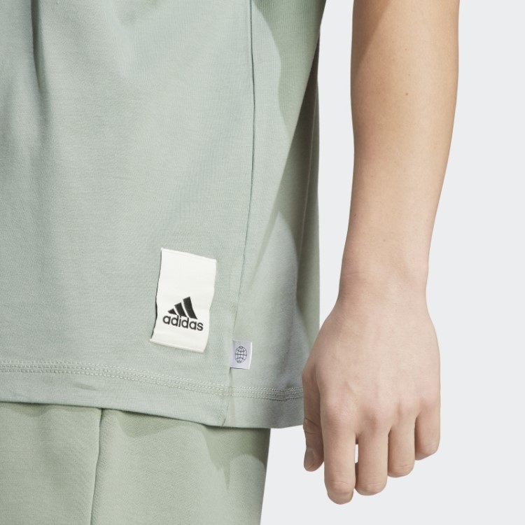 Camiseta Verde Prata Adidas
