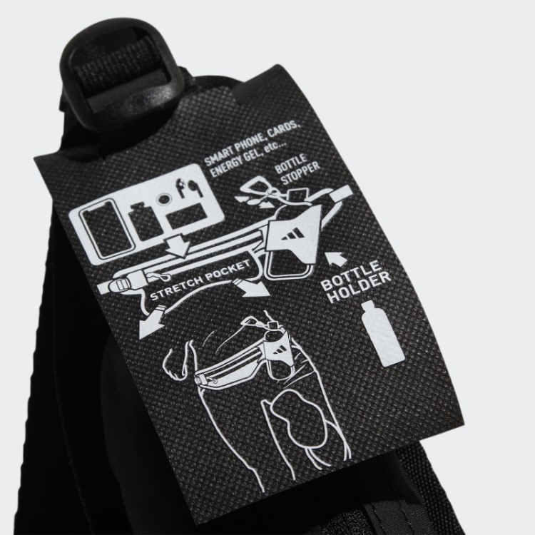 Bolsa De Garrafa De Corrida Adidas Preta