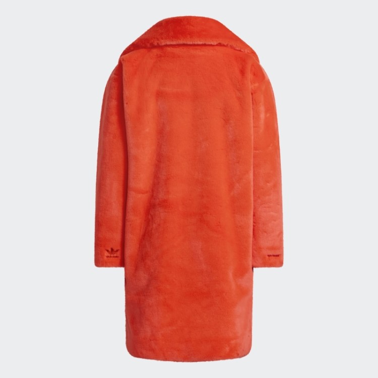 Casaco De Pele Fake Laranja Adidas