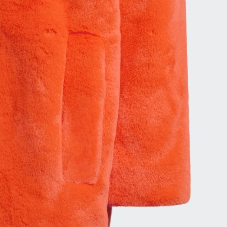 Casaco De Pele Fake Laranja Adidas