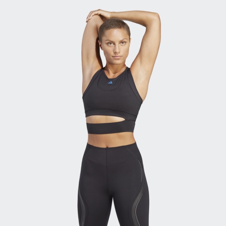 Adidas Regata Personalizada Hiit Heat.rdy Crop Training Preta