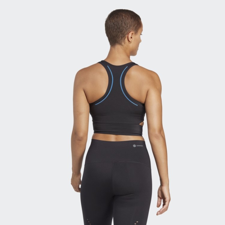 Adidas Regata Personalizada Hiit Heat.rdy Crop Training Preta