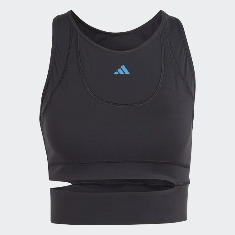 Adidas Regata Personalizada Hiit Heat.rdy Crop Training Preta