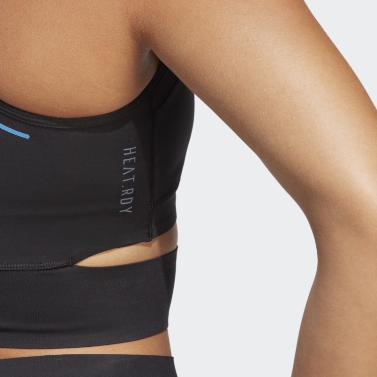 Adidas Regata Personalizada Hiit Heat.rdy Crop Training Preta