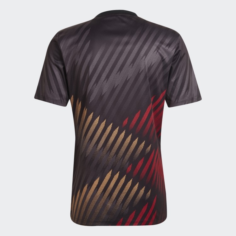Camisa Pré-jogo Alemanha Preta Adidas