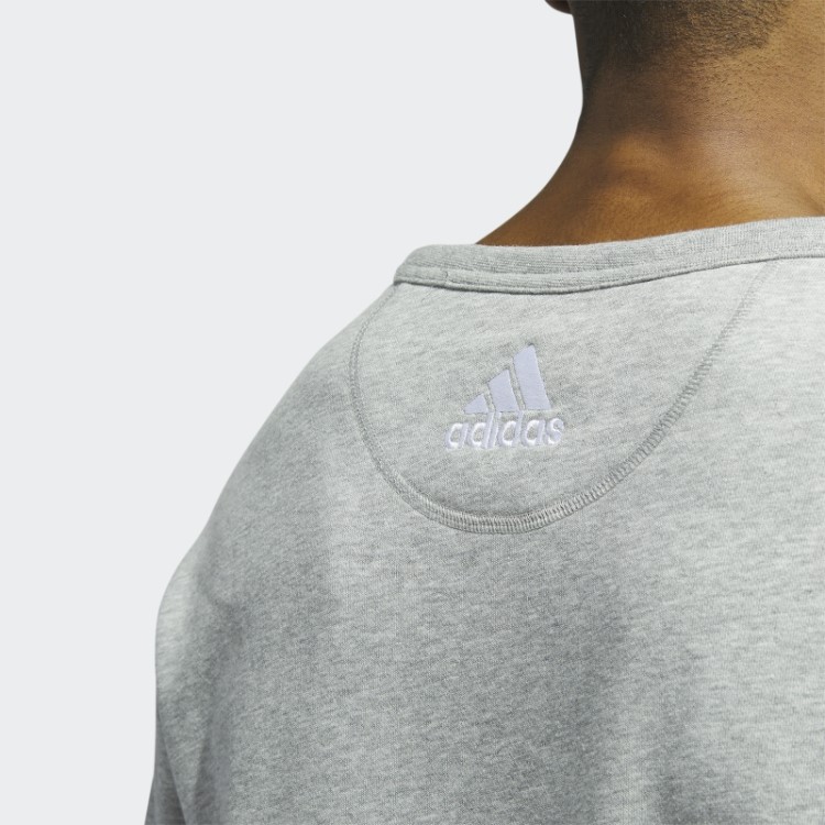 Moletom Vintage Kraken Cinza Médio Adidas