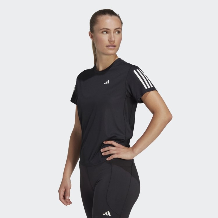 Adidas Preta Possui A Camiseta Run Estilosa